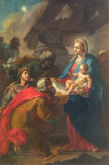 Szymon Czechowicz Adoration of the Magi. oil painting picture